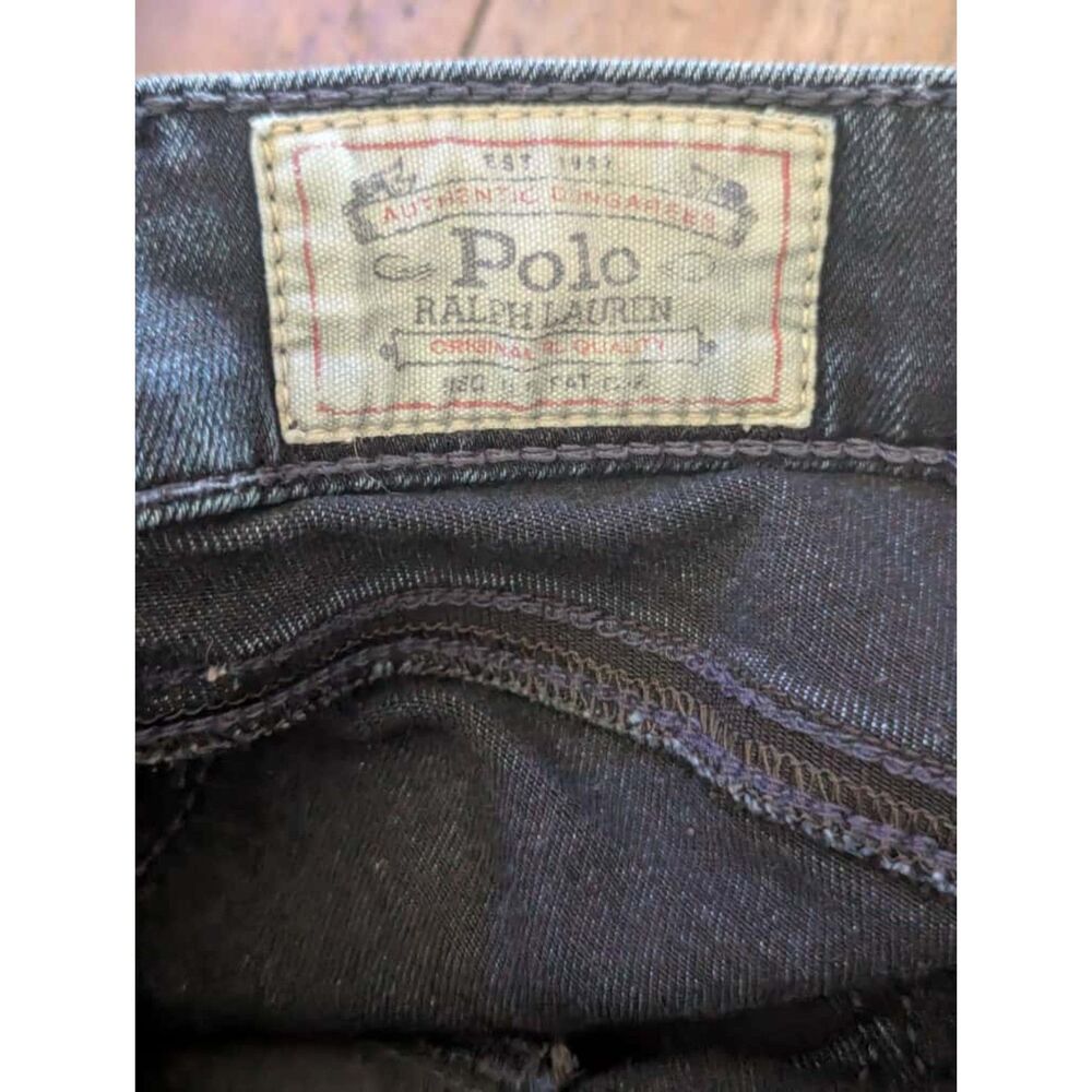 Polo Ralph Lauren Dark Wash Skinny Jeans, Size 27 - Picture 2 of 6